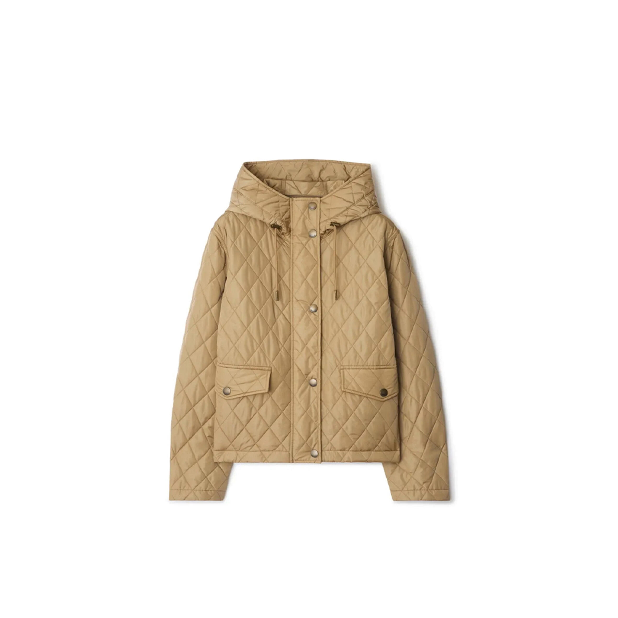 Bv*b*rry cropped-nylon-steppjacke mit kapuze 81131161
